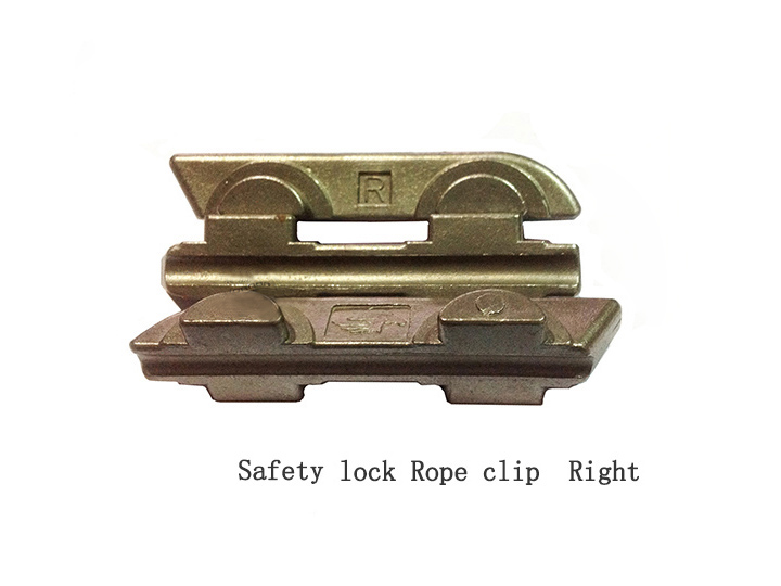 Sefety lock rope clip right